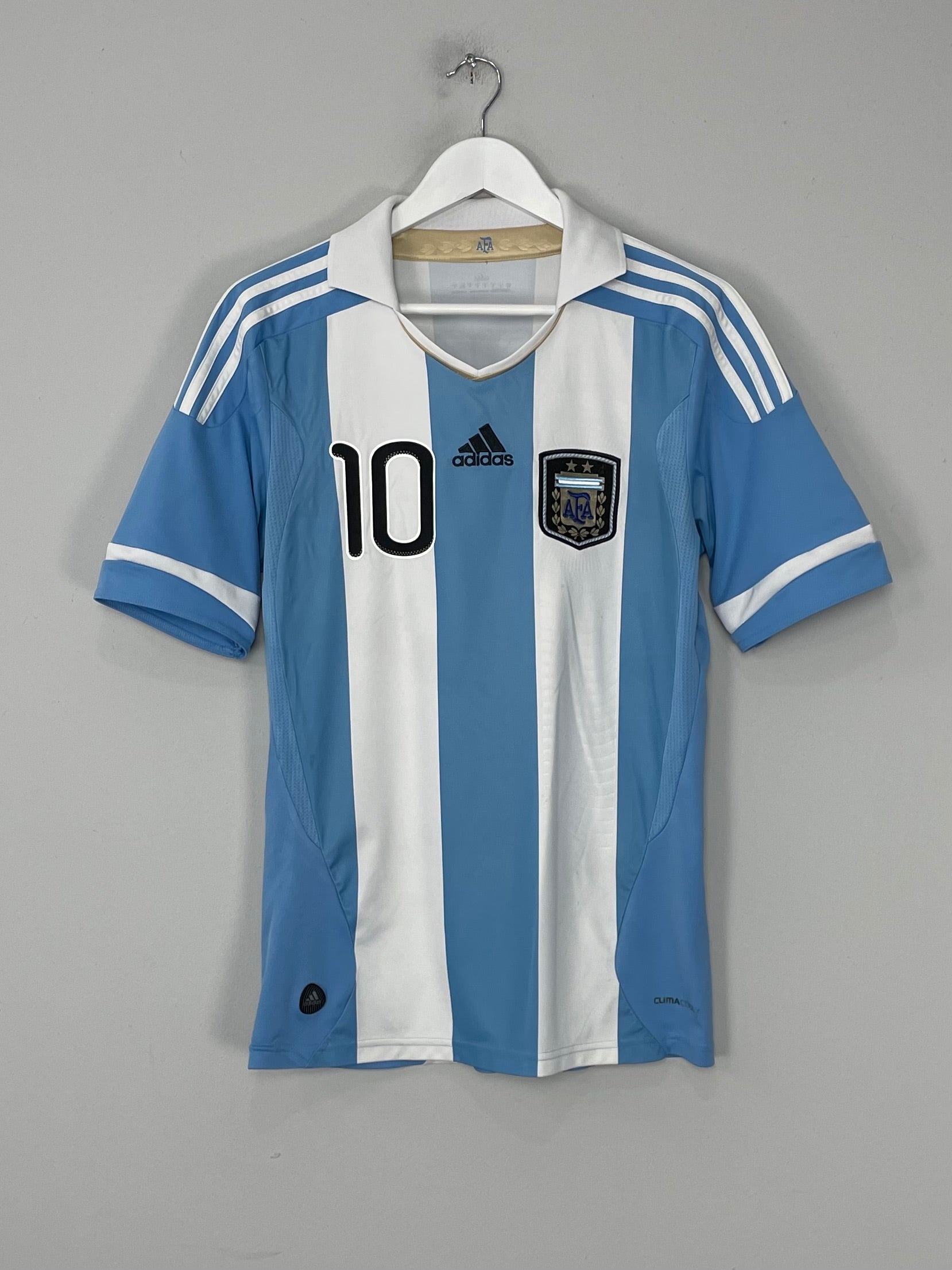 Shop 2011/12 ARGENTINA MESSI #10 HOME SHIRT (S) ADIDAS, classic football shirts, vintage football shirts & retro soccer jerseys at Cult Kits