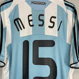 2007/09 ARGENTINA MESSI #15 HOME SHIRT (XL) ADIDAS