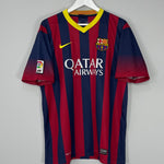 Shop 2013/14 BARCELONA MESSI #10 HOME SHIRT (XL) NIKE, classic football shirts, vintage football shirts & retro soccer jerseys at Cult Kits