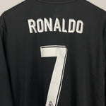 Shop 2017/18 REAL MADRID RONALDO #7 L/S AWAY SHIRT (XXL) ADIDAS, classic football shirts, vintage football shirts & retro soccer jerseys at Cult Kits