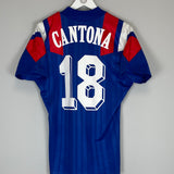 1992/94 FRANCE CANTONA #18 HOME SHIRT (S) ADIDAS