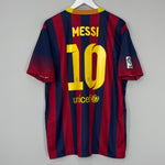 Shop 2013/14 BARCELONA MESSI #10 HOME SHIRT (XL) NIKE, classic football shirts, vintage football shirts & retro soccer jerseys at Cult Kits
