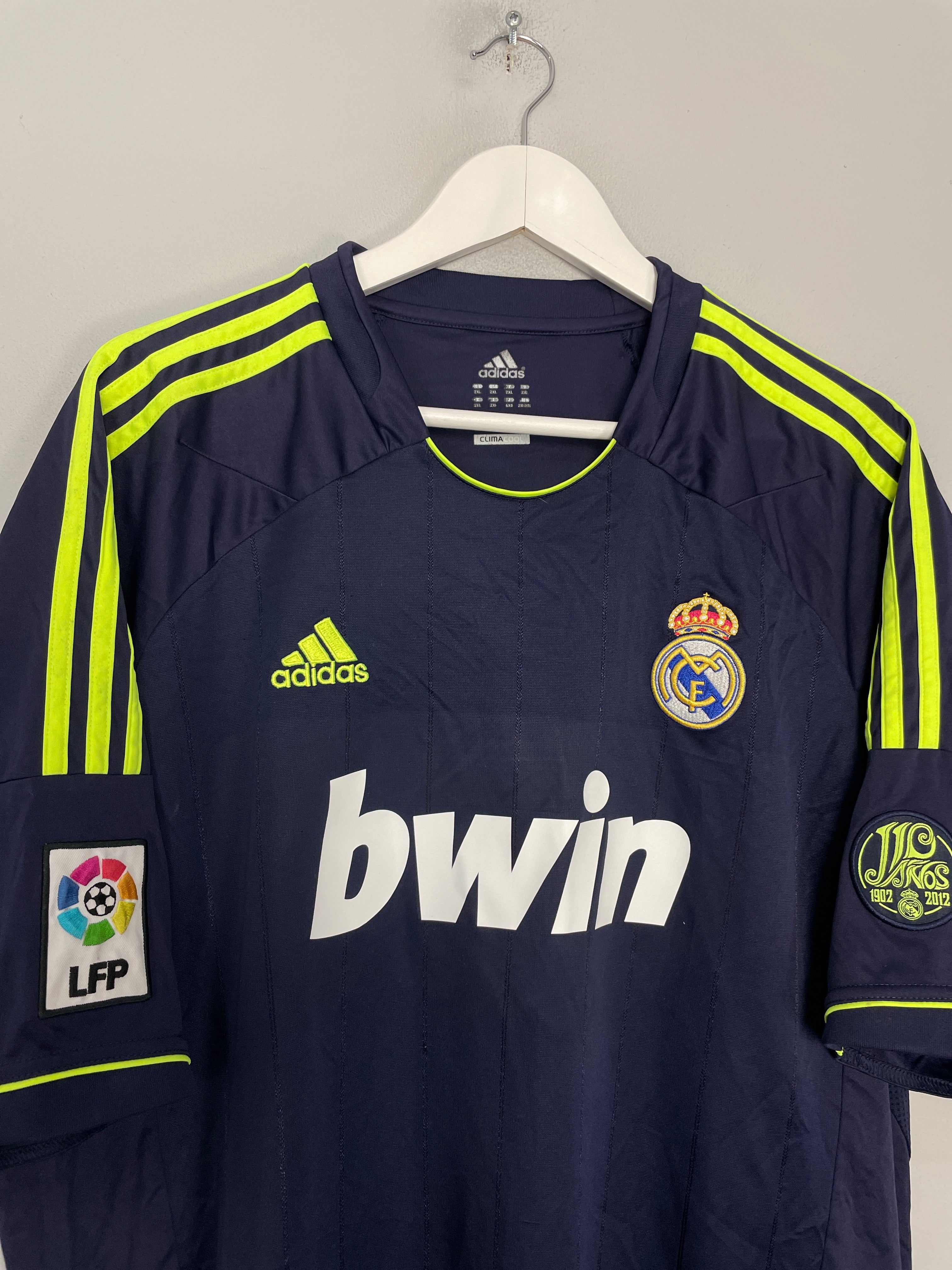 Shop 2012/13 REAL MADRID RONALDO #7 AWAY SHIRT (XXL) ADIDAS, classic football shirts, vintage football shirts & retro soccer jerseys at Cult Kits