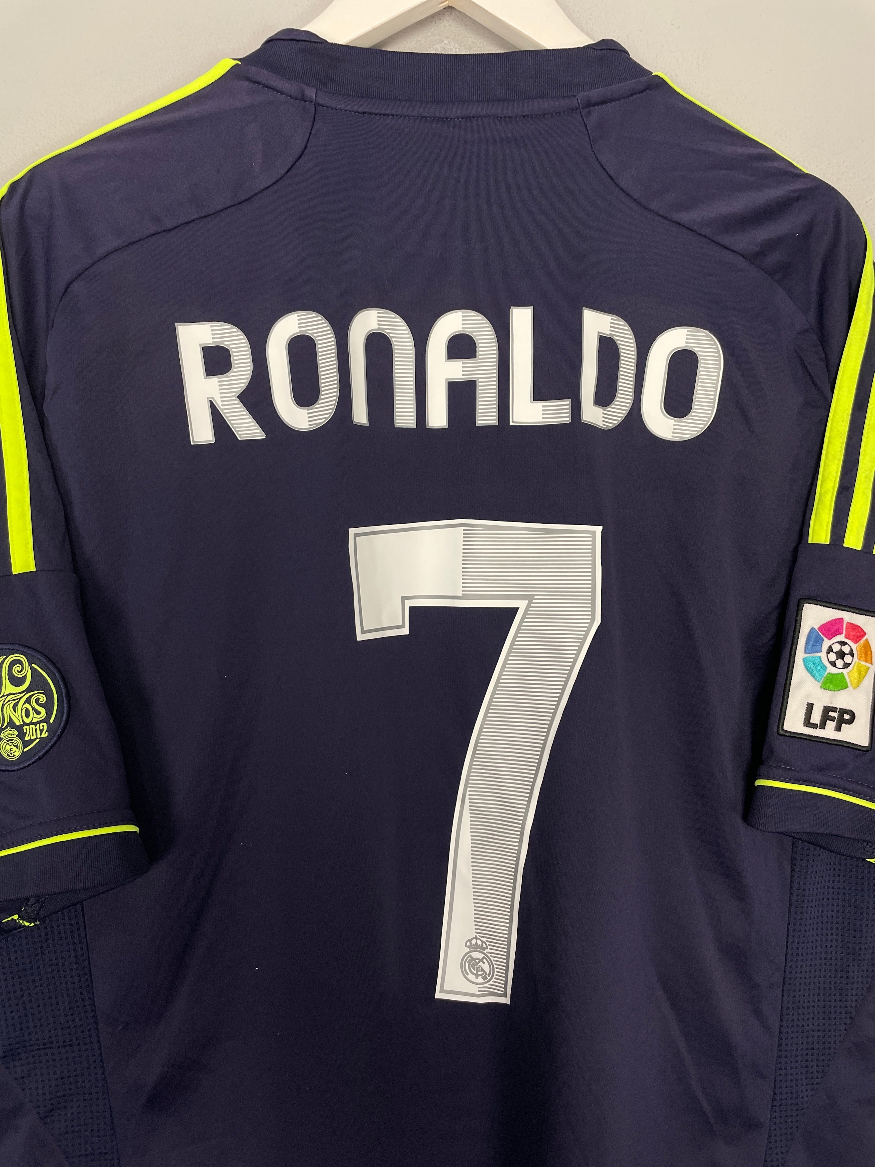 Shop 2012/13 REAL MADRID RONALDO #7 AWAY SHIRT (XXL) ADIDAS, classic football shirts, vintage football shirts & retro soccer jerseys at Cult Kits