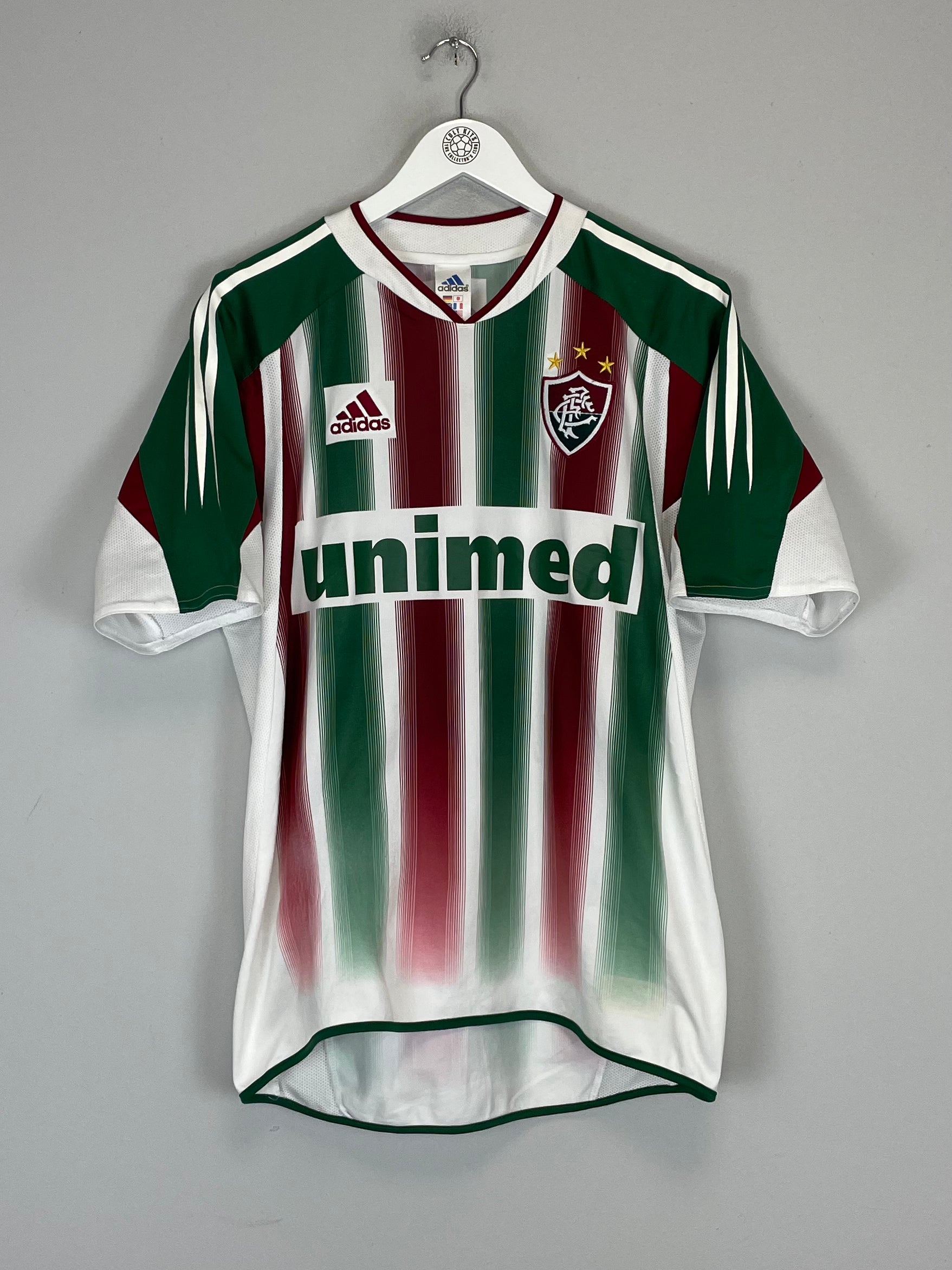 Shop 2004/05 FLUMINENSE #10 HOME SHIRT (L) ADIDAS, classic football shirts, vintage football shirts & retro soccer jerseys at Cult Kits