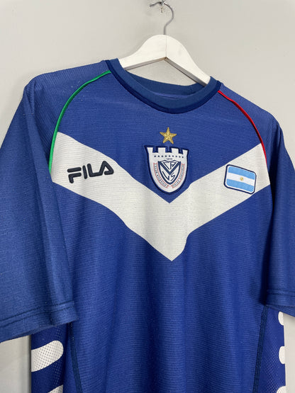 2002/04 VELEZ SARSFIELD HOME SHIRT (XL) FILA