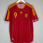 Shop 2006/08 SPAIN F.TORRES #9 HOME SHIRT (M) ADIDAS, classic football shirts, vintage football shirts & retro soccer jerseys at Cult Kits