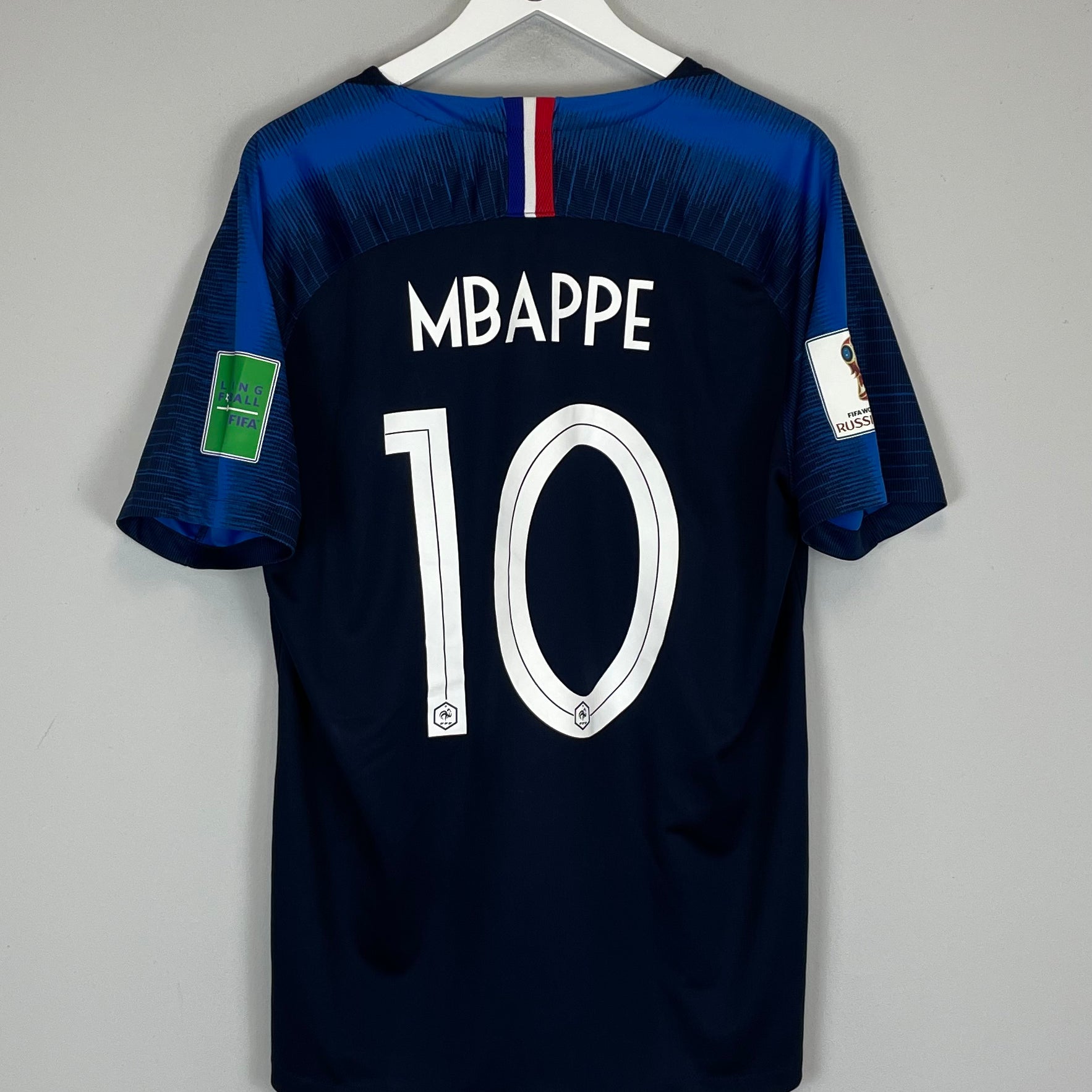 Shop 2018/19 FRANCE MBAPPE #10 HOME SHIRT (XL) NIKE, classic football shirts, vintage football shirts & retro soccer jerseys at Cult Kits