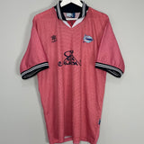 Shop 2000/01 DEPORTIVO ALAVES AWAY SHIRT (XXL) LUANVI, classic football shirts, vintage football shirts & retro soccer jerseys at Cult Kits