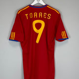 2009/10 SPAIN TORRES #9 HOME SHIRT (L) ADIDAS
