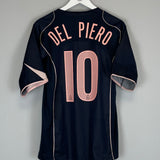 2004/05 JUVENTUS DEL PIERO #10 AWAY SHIRT (M) NIKE