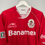 Shop 2000/01 TOLUCA HOME SHIRT (XXL) ATLETICA, classic football shirts, vintage football shirts & retro soccer jerseys at Cult Kits