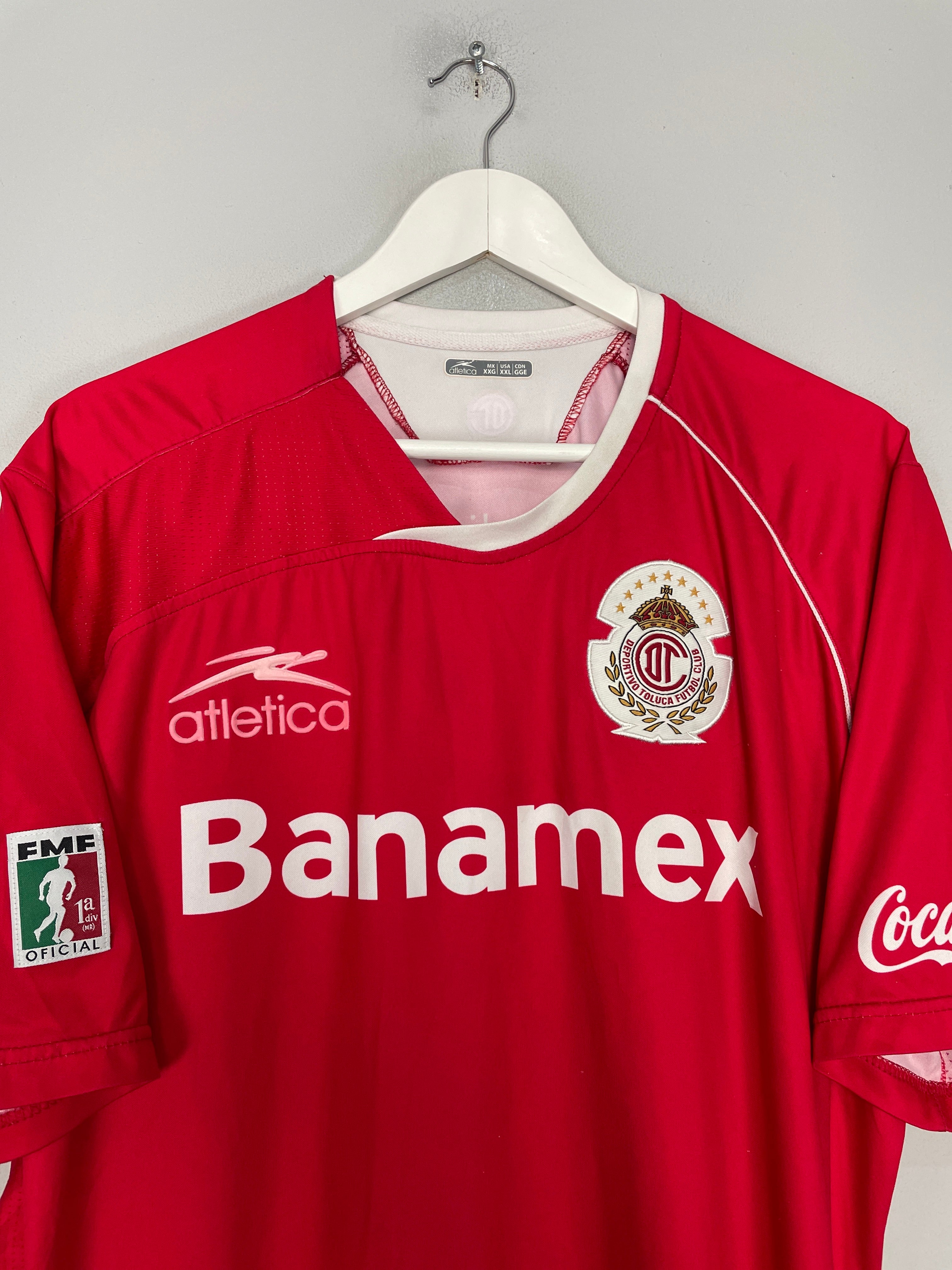 Shop 2000/01 TOLUCA HOME SHIRT (XXL) ATLETICA, classic football shirts, vintage football shirts & retro soccer jerseys at Cult Kits