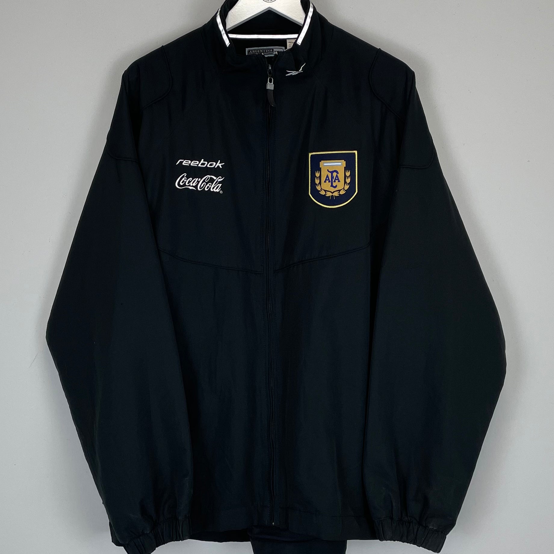Shop 1999/00 ARGENTINA TRACK JACKET (L) ADIDAS, classic football shirts, vintage football shirts & retro soccer jerseys at Cult Kits
