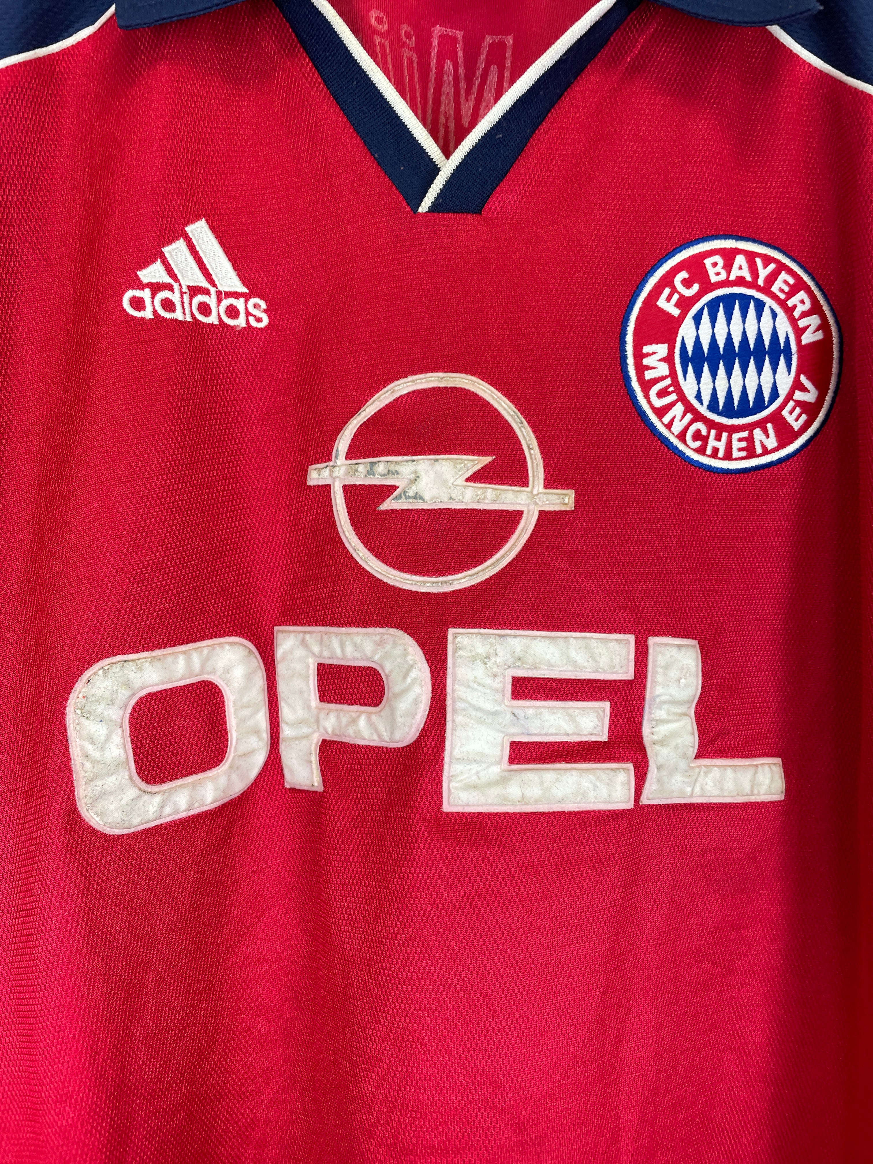 Shop 1999/01 BAYERN MUNICH HOME SHIRT (L) ADIDAS, classic football shirts, vintage football shirts & retro soccer jerseys at Cult Kits