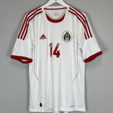 Shop 2011/12 MEXICO HERNANDEZ #14 AWAY SHIRT (L) ADIDAS, classic football shirts, vintage football shirts & retro soccer jerseys at Cult Kits
