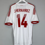 Shop 2011/12 MEXICO HERNANDEZ #14 AWAY SHIRT (L) ADIDAS, classic football shirts, vintage football shirts & retro soccer jerseys at Cult Kits