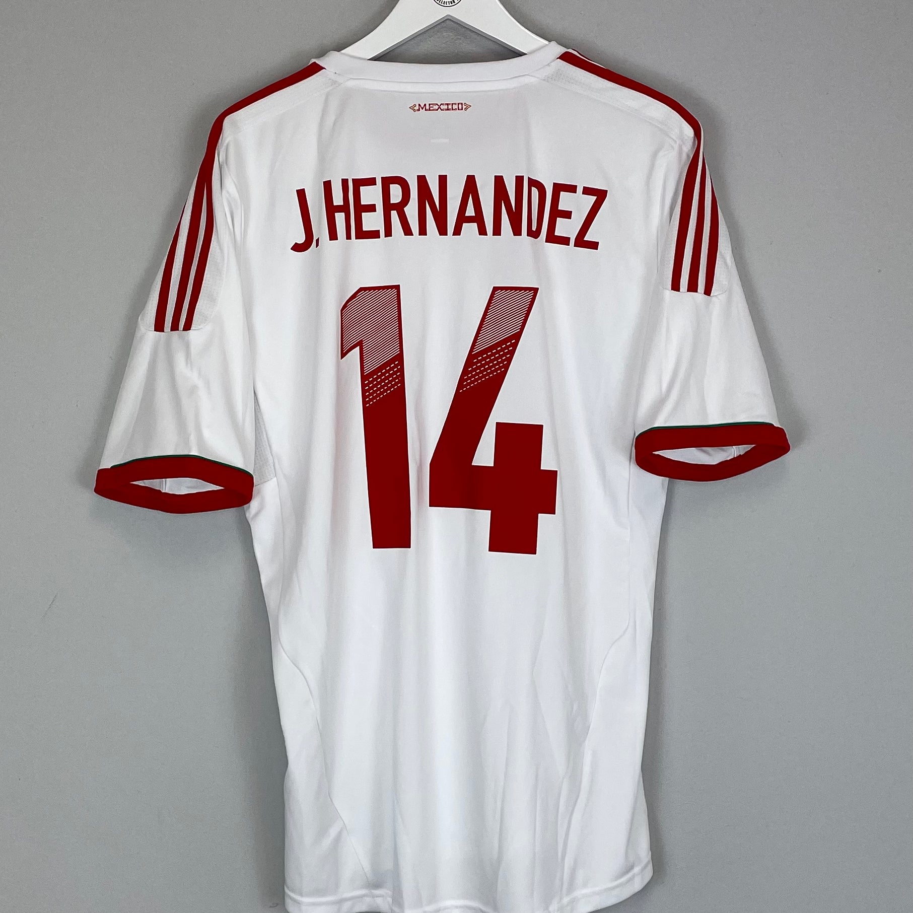 Shop 2011/12 MEXICO HERNANDEZ #14 AWAY SHIRT (L) ADIDAS, classic football shirts, vintage football shirts & retro soccer jerseys at Cult Kits