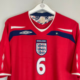 2008/10 ENGLAND TERRY #6 AWAY SHIRT (XL) UMBRO