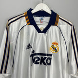 Shop 1998/00 REAL MADRID *SIGNED* HOME SHIRT (L) ADIDAS, classic football shirts, vintage football shirts & retro soccer jerseys at Cult Kits