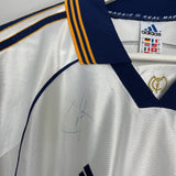Shop 1998/00 REAL MADRID *SIGNED* HOME SHIRT (L) ADIDAS, classic football shirts, vintage football shirts & retro soccer jerseys at Cult Kits