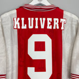 1996/97 AJAX KLUIVERT #9 HOME SHIRT (XL) UMBRO