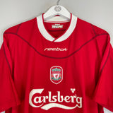 2002/04 LIVERPOOL HYPIA #4 HOME SHIRT (XL) REEBOK