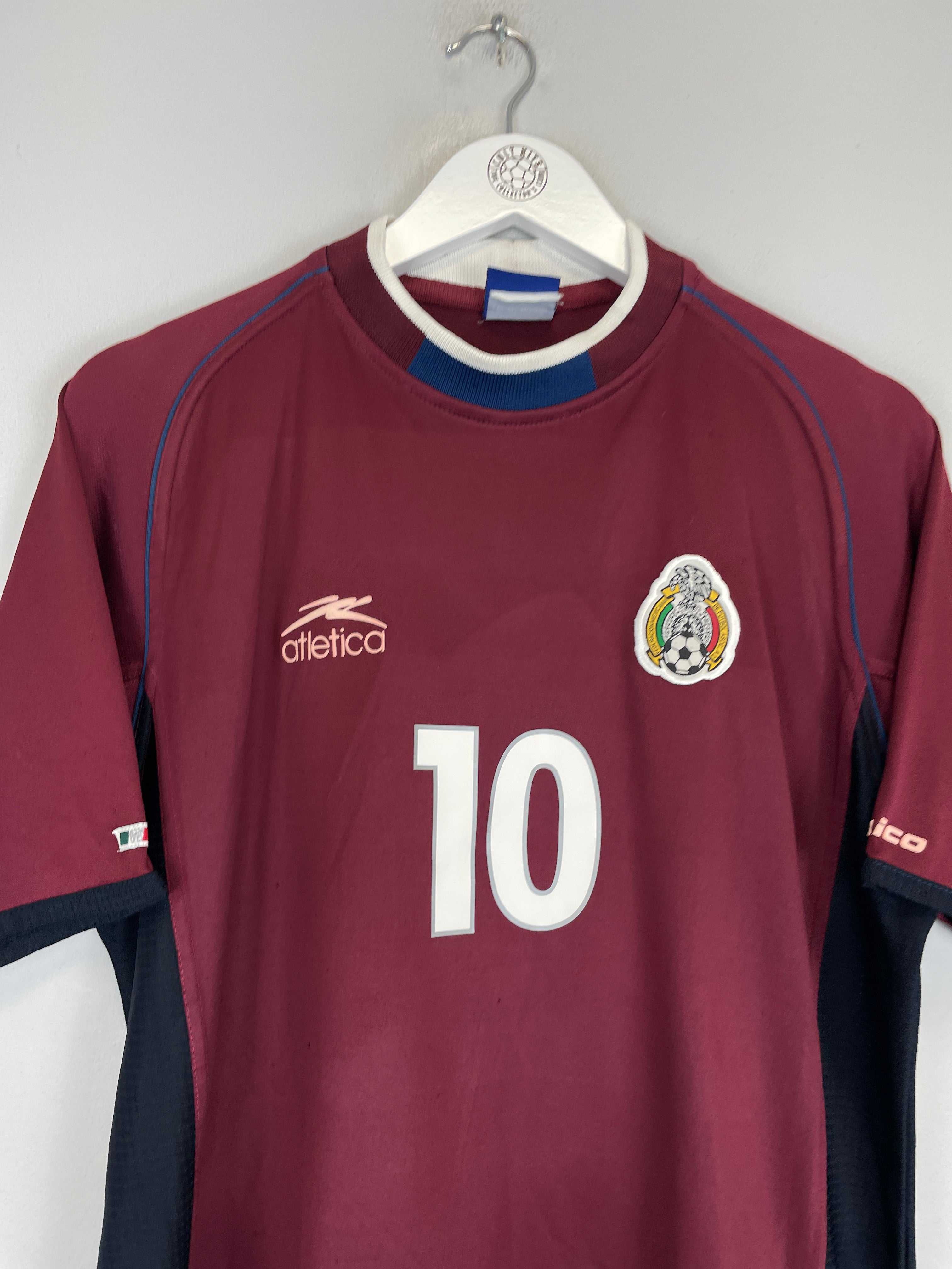 Shop 2001/02 MEXICO C.BLANCO #10 THIRD SHIRT (L) ATLETICA, classic football shirts, vintage football shirts & retro soccer jerseys at Cult Kits