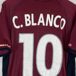 Shop 2001/02 MEXICO C.BLANCO #10 THIRD SHIRT (L) ATLETICA, classic football shirts, vintage football shirts & retro soccer jerseys at Cult Kits