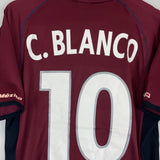 Shop 2001/02 MEXICO C.BLANCO #10 THIRD SHIRT (L) ATLETICA, classic football shirts, vintage football shirts & retro soccer jerseys at Cult Kits