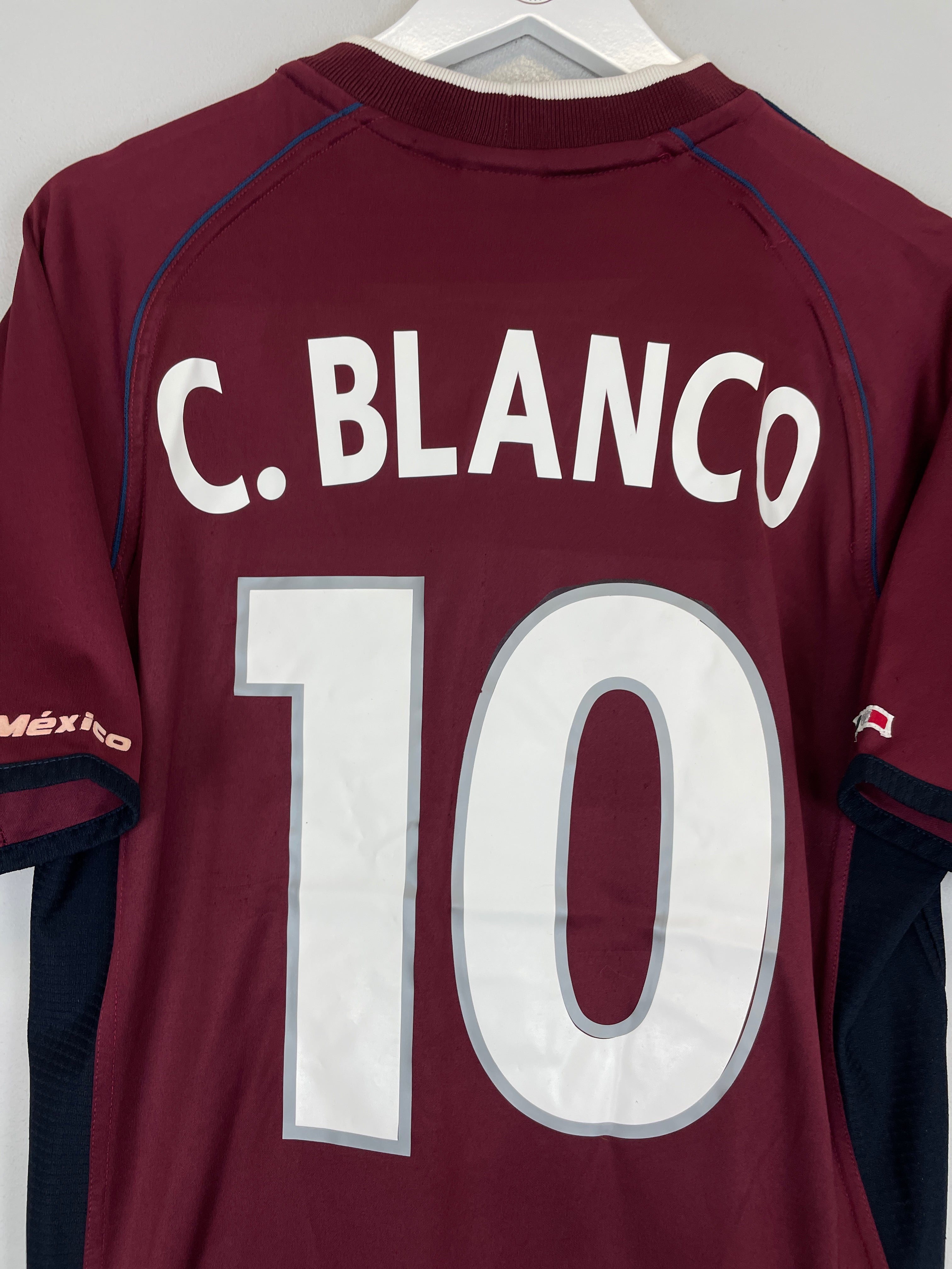Shop 2001/02 MEXICO C.BLANCO #10 THIRD SHIRT (L) ATLETICA, classic football shirts, vintage football shirts & retro soccer jerseys at Cult Kits