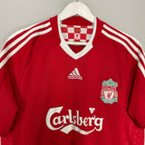 Shop 2008/10 LIVERPOOL ALONSO #14 HOME SHIRT (M) ADIDAS, classic football shirts, vintage football shirts & retro soccer jerseys at Cult Kits