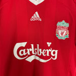 Shop 2008/10 LIVERPOOL ALONSO #14 HOME SHIRT (M) ADIDAS, classic football shirts, vintage football shirts & retro soccer jerseys at Cult Kits