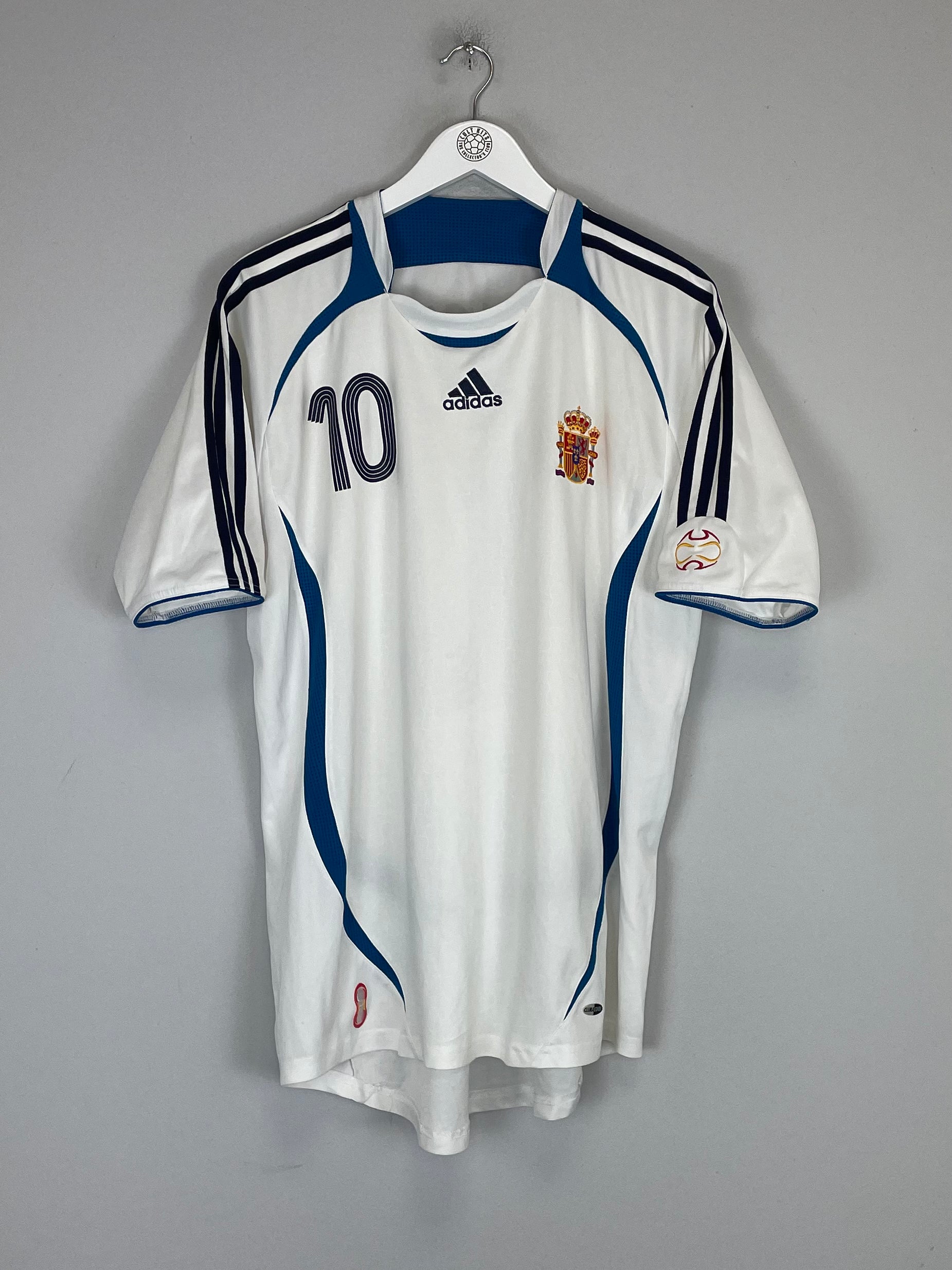 Shop 2006 SPAIN MORIENTES #10 GK SHIRT (XL) ADIDAS, classic football shirts, vintage football shirts & retro soccer jerseys at Cult Kits