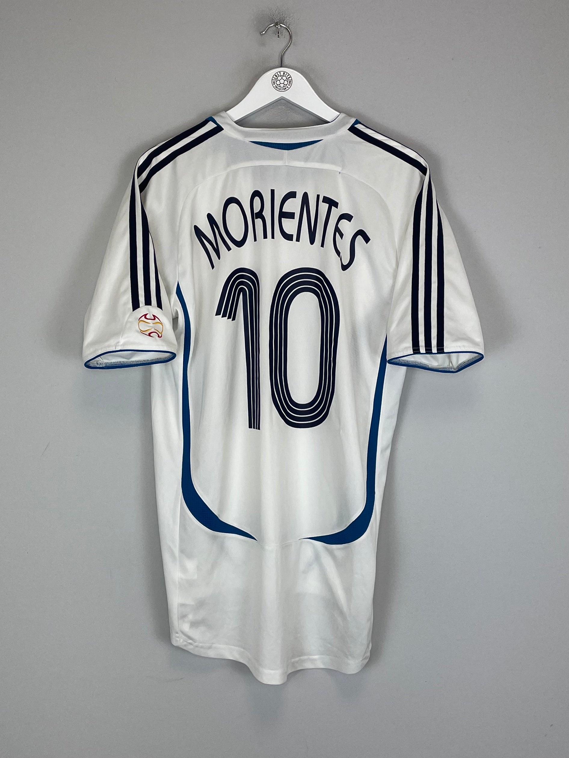 Shop 2006 SPAIN MORIENTES #10 GK SHIRT (XL) ADIDAS, classic football shirts, vintage football shirts & retro soccer jerseys at Cult Kits