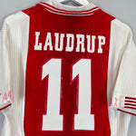 Shop 1997/98 AJAX LAUDRUP #11 HOME SHIRT (M) UMBRO, classic football shirts, vintage football shirts & retro soccer jerseys at Cult Kits