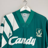 1991/92 LIVERPOOL AWAY SHIRT (M) ADIDAS