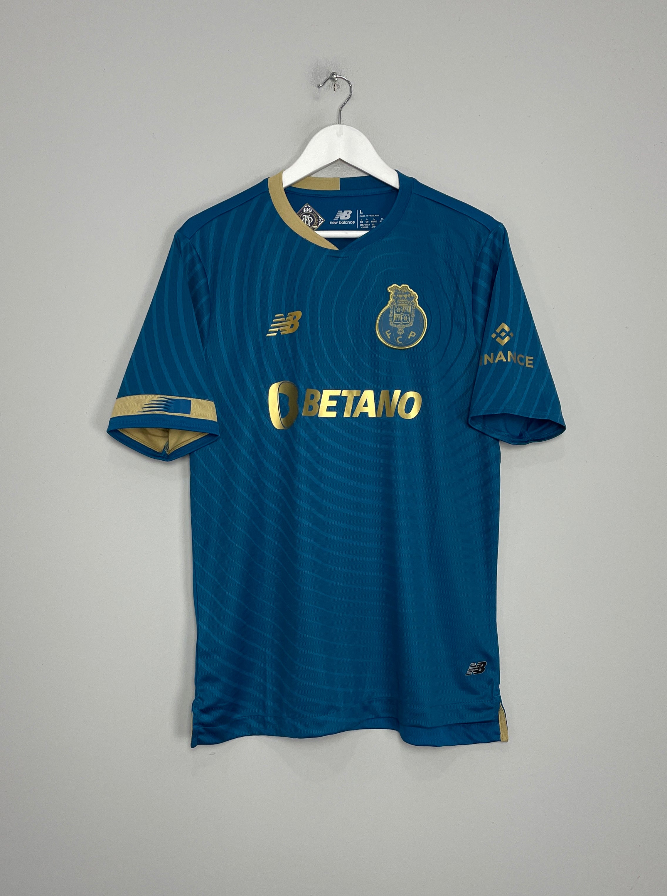 Shop 2023/24 PORTO THIRD SHIRT (L) NEW BALANCE, classic football shirts, vintage football shirts & retro soccer jerseys at Cult Kits