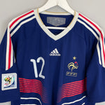 Shop 2009/10 FRANCE HENRY #12 HOME SHIRT (XL) ADIDAS, classic football shirts, vintage football shirts & retro soccer jerseys at Cult Kits