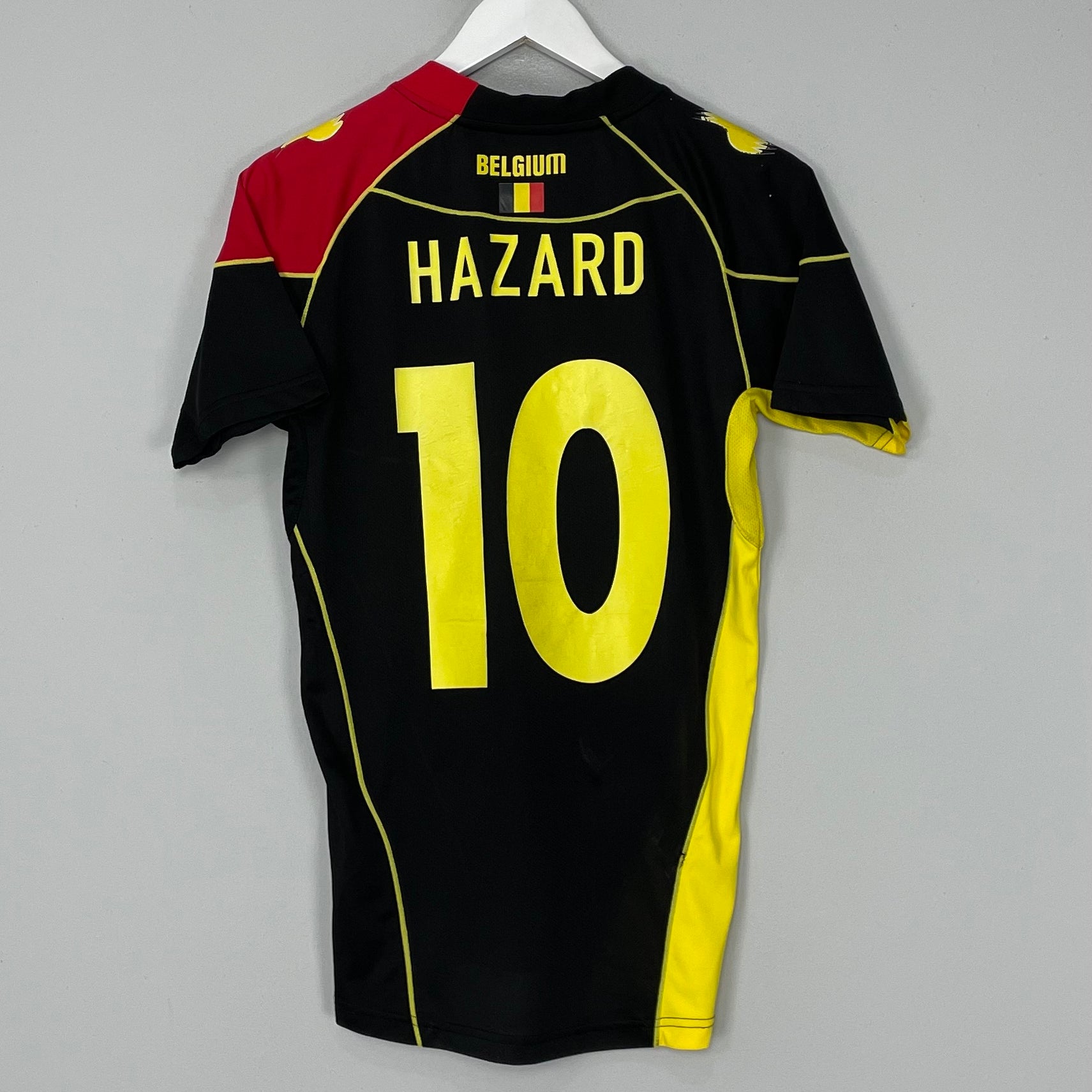 Shop 2012/13 BELGIUM HAZARD #10 AWAY SHIRT (S) BURRDA SPORT, classic football shirts, vintage football shirts & retro soccer jerseys at Cult Kits