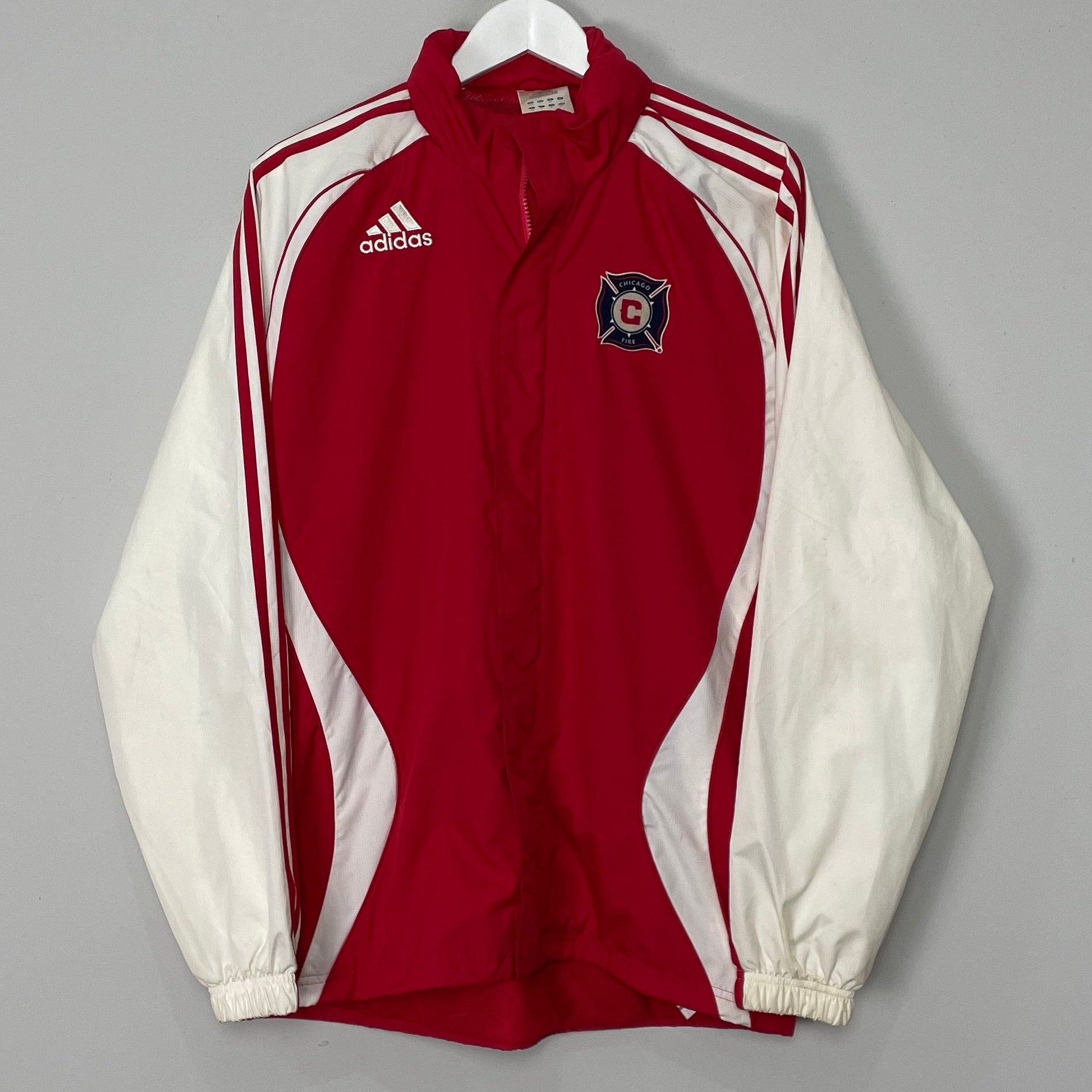 Shop 2006/07 CHICAGO FIRE TRACK JACKET (S) ADIDAS, classic football shirts, vintage football shirts & retro soccer jerseys at Cult Kits