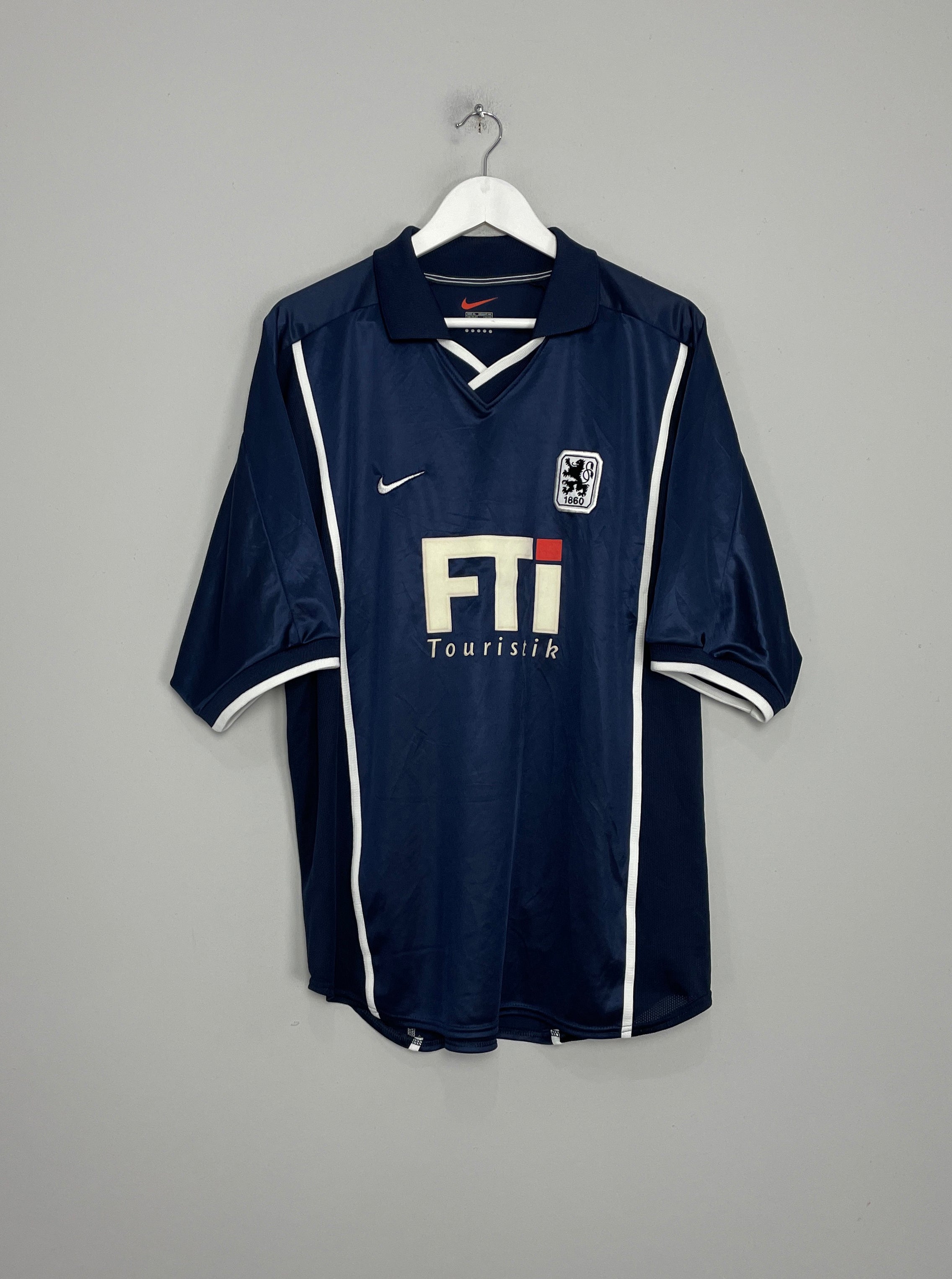 Shop 1999/00 1860 MUNICH AWAY SHIRT (XL) NIKE, classic football shirts, vintage football shirts & retro soccer jerseys at Cult Kits