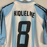2004/05 ARGENTINA RIQUELME #8 HOME SHIRT (XL) ADIDAS