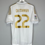 Buy 2011/12 REAL MADRID DI MARIA 22 HOME SHIRT (L) ADIDAS ~ Free worldwide shipping ~ Authentic Vintage Football Shirts from Cult Kits
