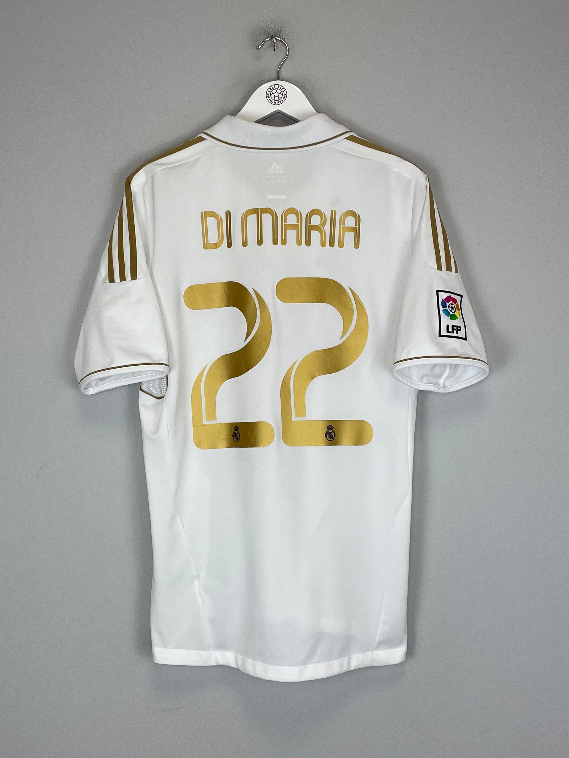Buy 2011/12 REAL MADRID DI MARIA 22 HOME SHIRT (L) ADIDAS ~ Free worldwide shipping ~ Authentic Vintage Football Shirts from Cult Kits