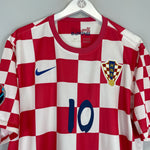 Shop 2012/13 CROATIA MODRIC #10 HOME SHIRT (XL) NIKE, classic football shirts, vintage football shirts & retro soccer jerseys at Cult Kits