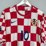 Shop 2012/13 CROATIA MODRIC #10 HOME SHIRT (XL) NIKE, classic football shirts, vintage football shirts & retro soccer jerseys at Cult Kits