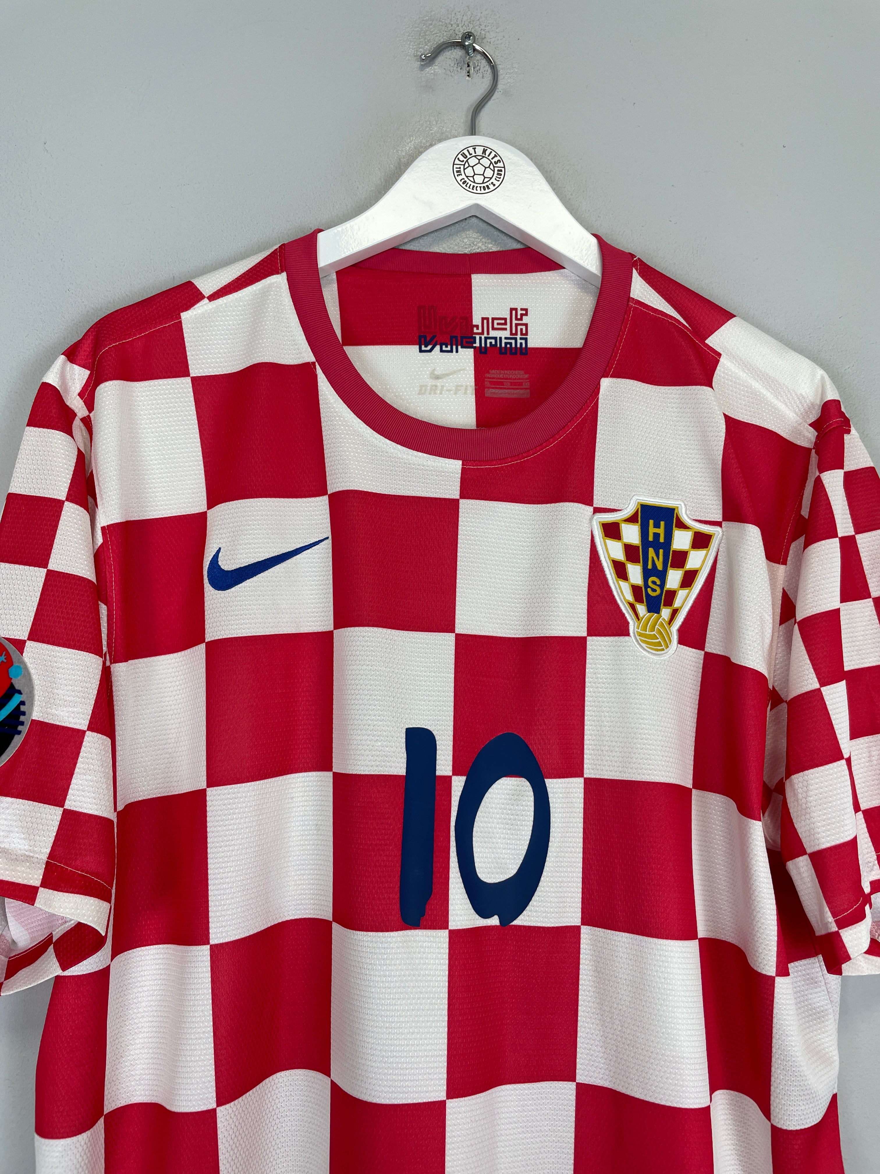 Shop 2012/13 CROATIA MODRIC #10 HOME SHIRT (XL) NIKE, classic football shirts, vintage football shirts & retro soccer jerseys at Cult Kits