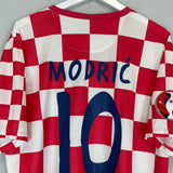 Shop 2012/13 CROATIA MODRIC #10 HOME SHIRT (XL) NIKE, classic football shirts, vintage football shirts & retro soccer jerseys at Cult Kits