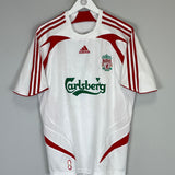 2007/08 LIVERPOOL GERRARD #8 AWAY SHIRT (M) ADIDAS